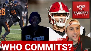 Who is going to commit Wisconsin Badgers football official visit season [upl. by Gadmann]