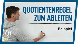 Quotientenregel zum Ableiten  Mathe by Daniel Jung [upl. by Arihsay591]