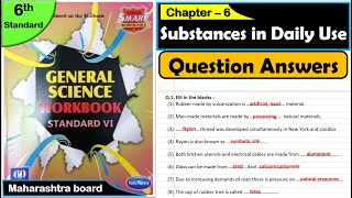 Substances in Daily Use  Question Answers  Class 6  Science  Chapter 6  Exercise Answers [upl. by Adiel]