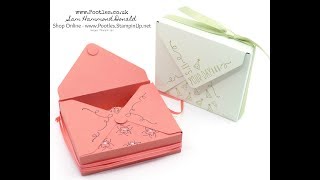 Stampin Up Around The Corner Envelope Punch Board Box [upl. by Aivat]