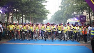 Hiranandani Thane Cyclothon 2022  PedalForEarth [upl. by Enimaj650]