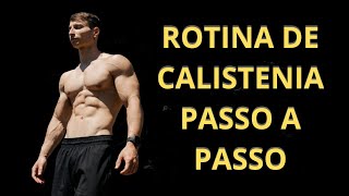 Calistenia Para Iniciantes  Rotina De Corpo Inteiro passo a passo [upl. by Duj]