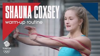 Shauna Coxseys warmup routine  Workout Wednesday [upl. by Sauncho]