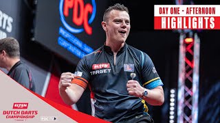 A WINNING RETURN  Day One Afternoon Highlights  2024 Dutch Darts Championship [upl. by Nauht]