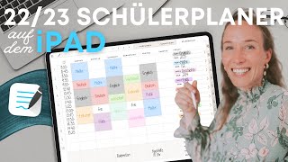 Digitaler Schülerkalender 2022  mein iPad Walkthrough in GoodNotes 🤩📚 [upl. by Hett]