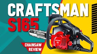 CRAFTSMAN S165 Chainsaw Review  16 Inch 42cc Gas Powered Chainsaw [upl. by Zenas]