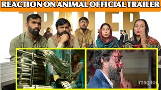 REACTION On ANIMAL OFFICIAL TRAILER Ranbir Kapoor  Rashmika M Anil K Bobby D [upl. by Drucie]