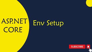 ASPNET CORE  14ASPNET Core Environment Setup in Telugu [upl. by Torey40]