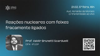 Reações nucleares com feixes fracamente ligados  Colóquio IFUSP [upl. by Tannenbaum848]