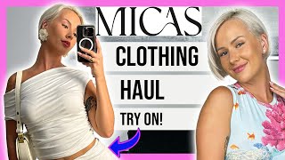 MINI MICAS HAUL try onreview styling summer outfits [upl. by Edelsten9]