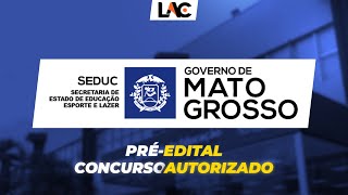 Pré Edital SEDUCMT 2024  Curso EAD [upl. by Arni]