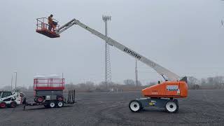 Snorkel 660SJ Boom Lift Operation Demo unit 11613 [upl. by Jeri]