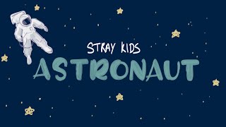 Stray Kids quotAstronautquot Fan Animated Lyric Video [upl. by Adnowal]