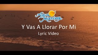 Agua Marina  Y Vas A Llorar Por Mi Vol14 Lyric Video [upl. by Eahs]