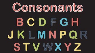 Consonants and Vowels [upl. by Daisi]