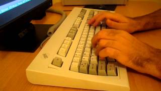 IBM Model M Buckling Spring Typing Sound [upl. by Stillman]