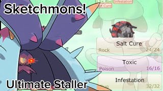 This Toxapex set stalls EVERYTHING in Sketchmons pokémonshowdown [upl. by Ennairrek]