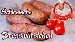 Schlesische Presswürstchen selber machen  Wurst selber machen  Opa Jochen´s Rezept [upl. by Alan112]