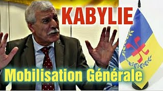 KABYLUE MOBILISATION GÉNÉRALE DU PEUPLE ET AVEC LUI LA DIASPORA SOUS LA PRÉSIDENCE DE FERHAT MEHENNI [upl. by Oca]