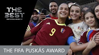 Deyna CASTELLANOS GOAL  FIFA PUSKAS AWARD 2017 FINALIST [upl. by French]