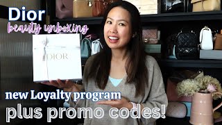 Dior Unboxing  Beauty Privee loyalty program  Promo codes [upl. by Sajovich]