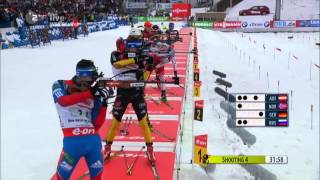 Biathlon WM Staffel der Männer in Nove Mesto 2013 [upl. by Atina]