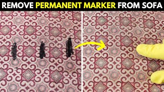 3 Best Ways to Remove Permanent Marker from Sofa [upl. by Yxor]