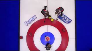 AGITopShots  2024 Scotties Tournament of Hearts  Ontarios Team Homan inhouse split for two [upl. by Lenni]