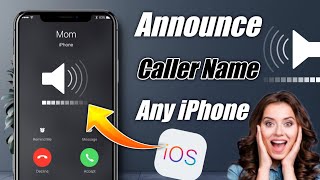 😍 How To Announce Caller Name In iPhone  How To Turn On Announce Calls On iPhone  Announce Calls [upl. by Raual168]