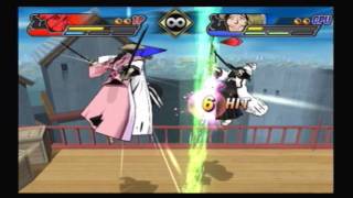 Bleach Blade Battlers 2nd Ukitake VS Kyoraku [upl. by Orelle]