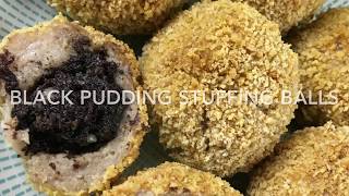 Black Pudding Stuffing Balls [upl. by Ahsiekram]