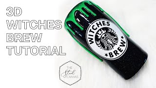 3D DRIP WITCHES BREW TUMBLER TUTORIAL [upl. by Eanod2]