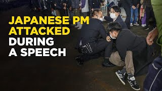 Japan News Live PM Fumio Kishida Attacked A With PipeLike Object While Giving Speech Suspect Held [upl. by Ziana]