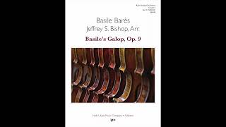 Basiles Galop Op 9 Arranged by Jeffrey Bishop SO455C [upl. by Eendyc]