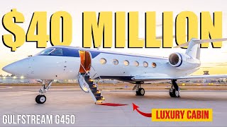 Inside Gulfstream G450 Business Jet  40 Million [upl. by Elaen316]