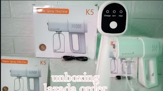 k5 Nano Spray Machine  Disinfectant Spray Machine Gun Unboxing [upl. by Nnaj549]