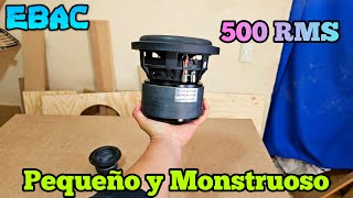 Nuevo Pequeño Subwoofer Monstruo 65quot  Mini EBAC Neptuno Con Fibra de Carbono [upl. by Andaira]