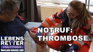 Notfall ThromboseAlarm – Patient hat extreme Schmerzen  Lebensretter hautnah  SAT1 [upl. by Rajiv107]