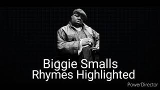 Biggie smalls Unbelievable  Rhymes Highlighted [upl. by Letnohs]