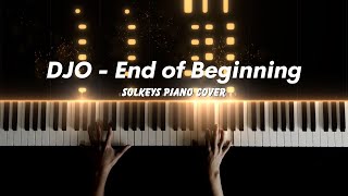 DJO  Beginning Of End Piano Cover  Sheets [upl. by Solotsopa880]