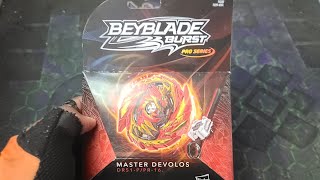 NEW BEYBLADE BURST PRO SERIES MASTER DEVOLOS UNBOXING [upl. by Lorette850]