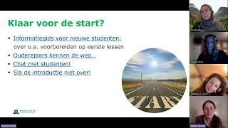 Webinar Naar een soepele studiestart [upl. by Nnaitsirk]