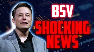 BSV UNEXPECTED NEWS THAT WILL SHOCK YOU  BITCOIN SV PRICE PREDICTIONS amp UDPATES [upl. by Culver]