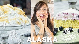 BAKED ALASKA DE BLUEBERRY E IOGURTE  DOCE DEZEMBRO [upl. by Norud]