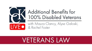 Additional Benefits for 100 Disabled Veterans [upl. by Strepphon]