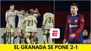 GOL DEL GRANADA Se va arriba 21 vs BARCELONA Facundo Pellistri anotó  La Liga [upl. by Eitra]