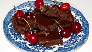 Brownies Light con Ciliegie e Olio di Cocco [upl. by Rawdan532]