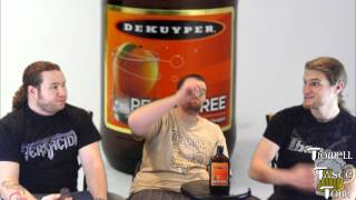 Dekuyper Peachtree Schnapps Liqueur Liquor Review [upl. by Ecineg150]