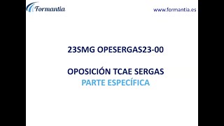 TCAE Corrección Examen Sergas 5112023 [upl. by Cirdet]