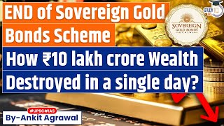 Why Government may Discontinue Sovereign Gold Bond Scheme  Budget 2024  Economy [upl. by Fidellia]